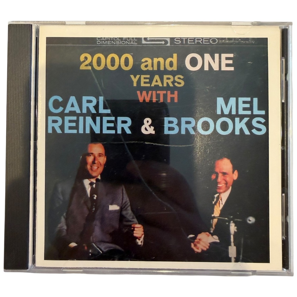 Carl Reiner Mel Brooks 2000 and One Years With CD Rhino R2 72166 Comedy‎ Album